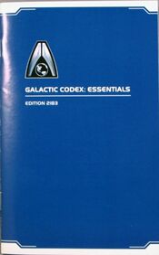 Mass effect Galactic codex essentials edition 2183