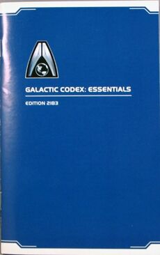 Mass effect Galactic codex essentials edition 2183