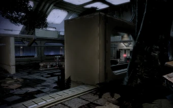 Entryway to the morgue, Teltin facility