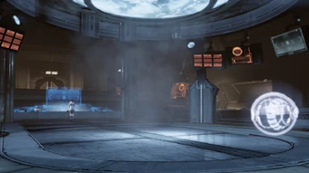 The Intel Center on board the Shadow Broker's base