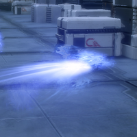 Throw projectile in flight