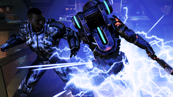 Turns out Vega can pack a punch as well as Wrex if the krogan isn't around