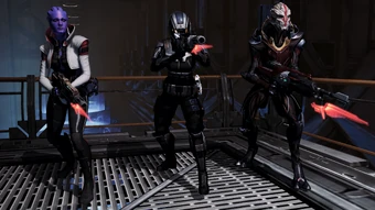 Aside from Normandy shipmates, Shepard has the option to work with some colorful characters for a while