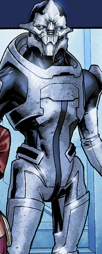 Saren without his geth arm