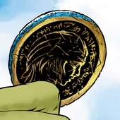 A drell coin. This particular coin was used to relieve restlessness.
