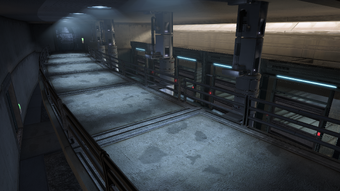 mass effect nuke mission The door forward leads to the warehouse while the door at the bottom left is the actual entry point to the detention cells