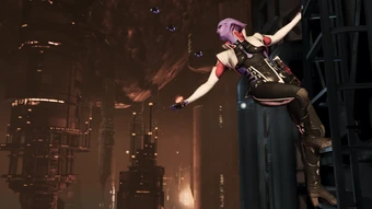 As long as she looks svelte, Aria doesn't care about the height hazard