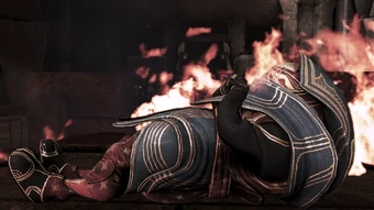 A funeral pyre for the true mother of Tuchanka