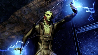 Drell are capable of wielding biotics on par with other races