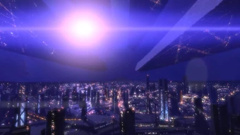 The interior surface of one of the Citadel's Wards