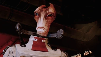 The ventilation system in Mordin's district unexpectedly shuts down.