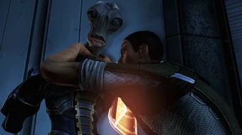 Elite Spectre-STG agent fails to anticipate a choking hazard