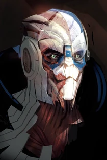 Концепт-арт Гарруса для Mass Effect 2