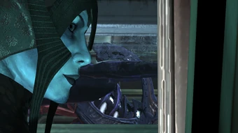 A matriarch and a queen meld minds for Saren's cause