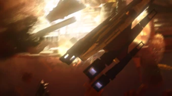 Normandy SR-2 destroys a Collector cruiser