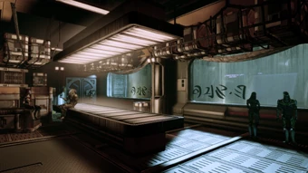 Space is at a premium even in huge Liveships: cargo boxes everywhere