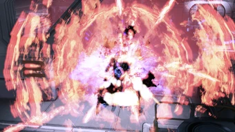 Fire Explosion detonating on a Ravager