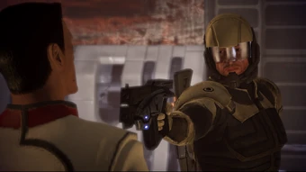 Corporal Toombs and his captive