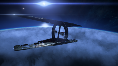 Due to damage to the Natanus and Hyperion's later separation only 1-3 arks can be seen docked at the Nexus at any given moment after Ryder's arrival