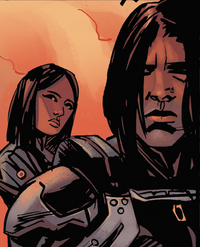 Leng and Rasa on a field op