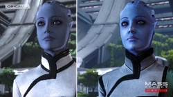 ME1 original vs ME1 LE - Liara.png