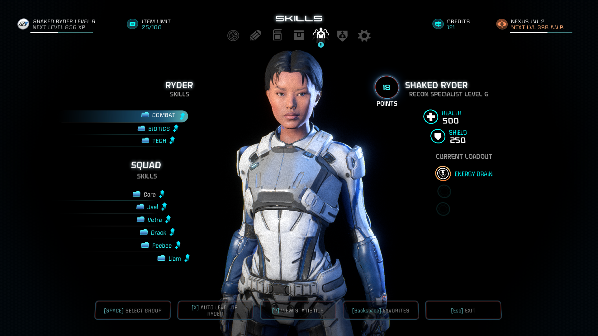 Skill Mass Effect Andromeda Wiki