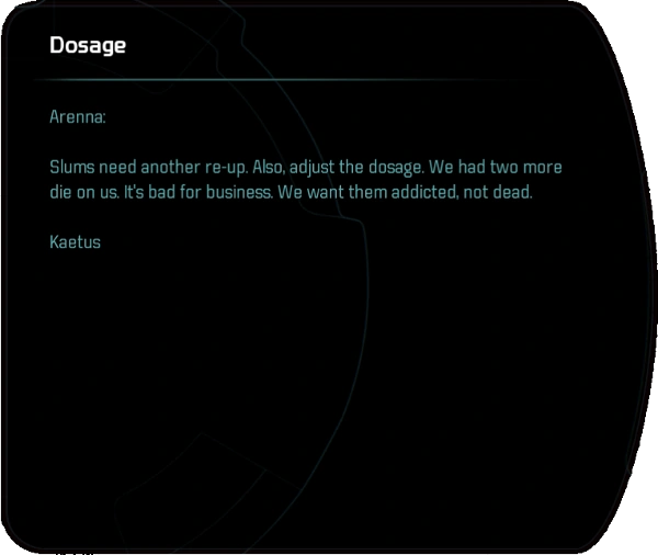 Dosage Mass Effect Andromeda Wiki