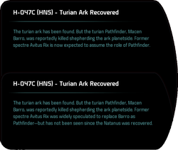 H-047C (HNS) - Turian Ark Recovered