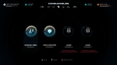 Loadout - Consumables