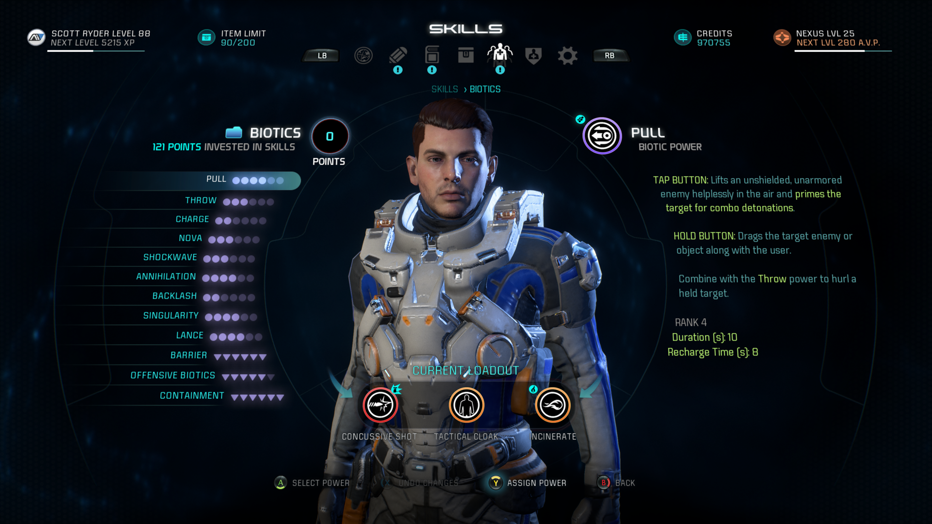 mass effect andromeda pc cheat skill points