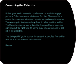 Concerning the Collective