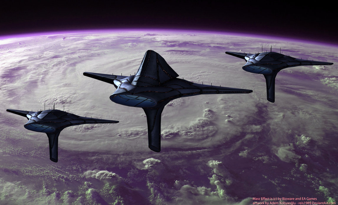 mass effect asari ships