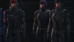 Shepard, Kaidan and Jenkins