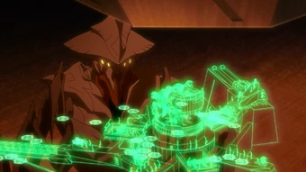 La variante "Generale dei Collettori" che supervisiona le operazioni su Fehl Prime