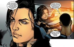 Miranda e Jacob si scambiano opinioni