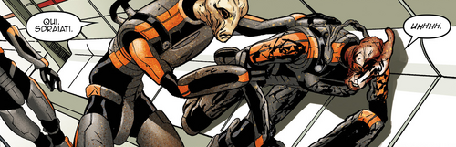 E questa è la storia della perdita del corno craniale di Mordin.