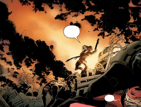 Wrex mentre fa ciò che sa fare meglio