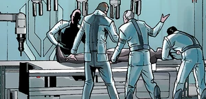 Il cadavere di Shepard nelle mani di Cerberus