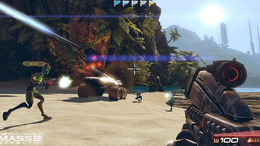 Gameplay in Mass Effect Team Assault