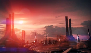 Thessia sotto attacco da parte dei Razziatori