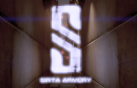 Il logo dell'Armeria Sirta Armory su Omega