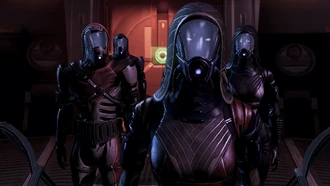 Da sinistra a destra: Gerrel, Koris, Raan, Xen