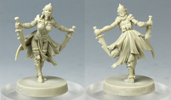 Valerie assassin massive darkness boardgame spare part figure /& card assassins