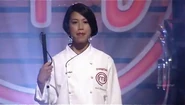Christine in a Chef Smock