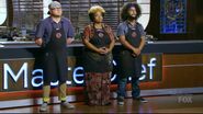 Jeff, Yachecia, and Daniel in the Chocolate Truffles Pressure Test Bottom 3