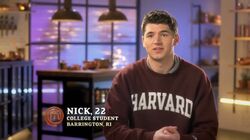 Harvard graduate Nick DiGiovanni competes on 'MasterChef