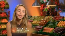 Paige from masterchef