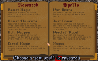 Spell Research | Master of Magic Wiki | Fandom