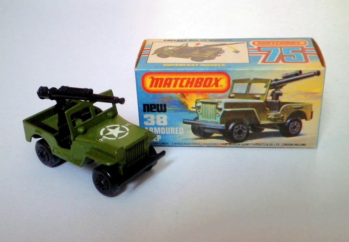 matchbox army jeep