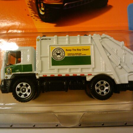 matchbox green garbage truck